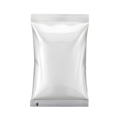White packaging mockup isolated on transparent background PNG