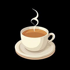 Obraz premium リラックスタイム、紅茶、カフェ、コーヒー、飲み物