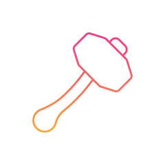 Sledge Hammer Icon vector
