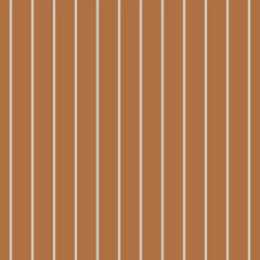 Seamless vertical slim stripe pattern in caramel and beige. Perfect for fabric, packaging, and backgrounds.