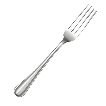 Classic fork isolated on transparent background PNG