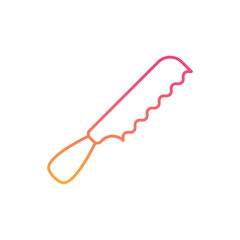 Japanese Saw Icon vector