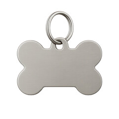 World Dog Day Concept Blank Metal Dog Tag with Ring for Personalization