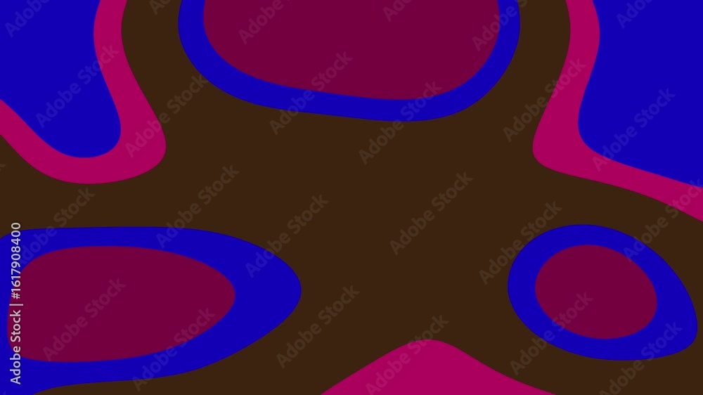 Aufkleber abstracts liquid abstract animation of fluid shapes in motion, with color transitions and morphing f