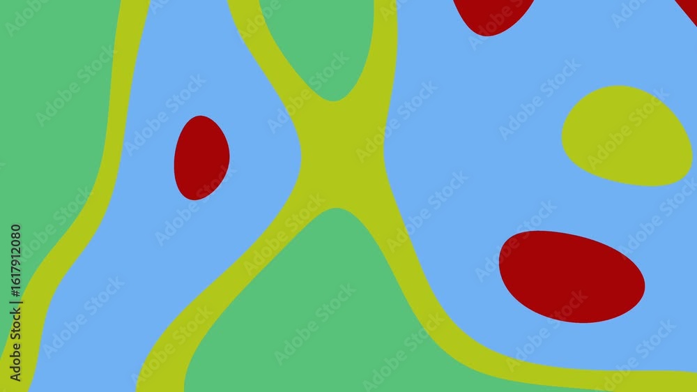 Aufkleber abstracts liquid abstract motion background with colorful organic shapes flowing smoothly in a dynam