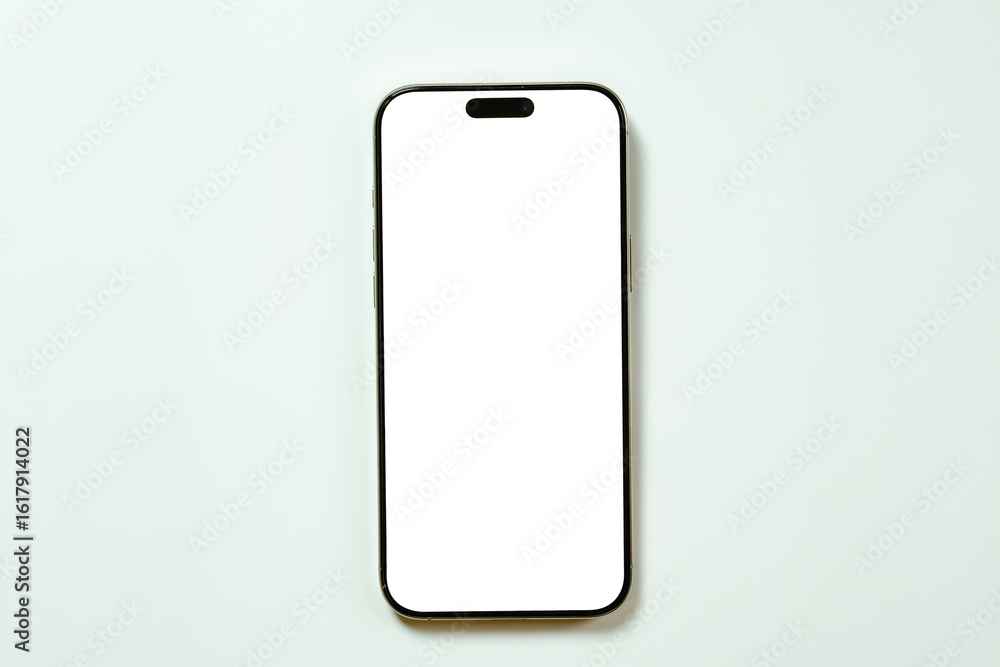 Poster smartphone transparent png image, blank template for mockup , device front view shadow mobile phone 