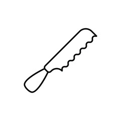 Japanese Saw Icon vector