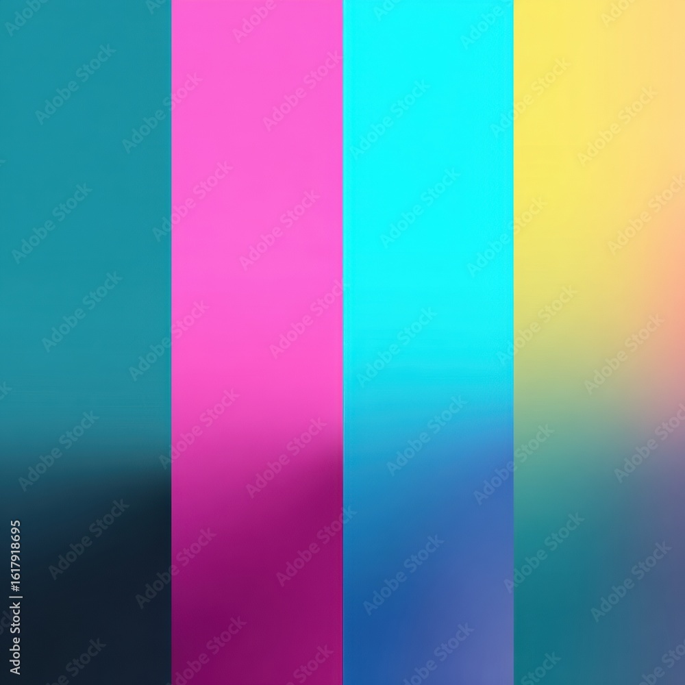Poster modern smooth gradient background with faded color palette for premium marketing and social media co