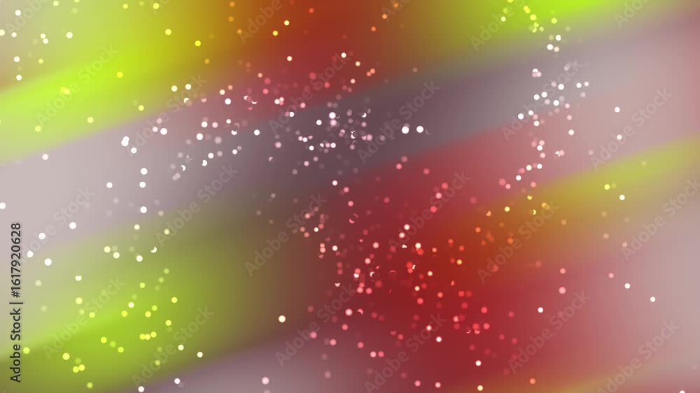 Poster abstracts particles abstract background animation with blurred colorful stripes and sparkling partic