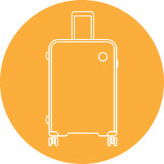 Suitcase vector icon. Suitcases, bags, purses, cases, briefcases, hand luggage, wallets icon design collection. Modern simple isolated line illustration for web site designs or mobile apps.