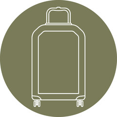Suitcase vector icon. Suitcases, bags, purses, cases, briefcases, hand luggage, wallets icon design collection. Modern simple isolated line illustration for web site designs or mobile apps.