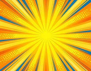 Radiant comic book explosion