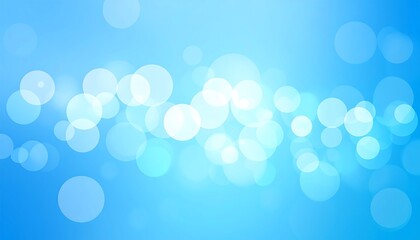 Abstract light blue background with bokeh effect, ideal for creative designs