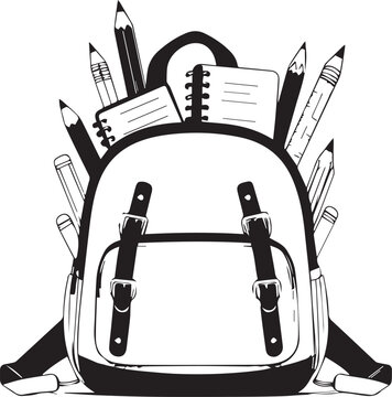 Backpack clip art preview