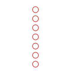 Red circle Checkbox.