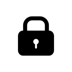 Lock Icon User Interface Vector Illustration