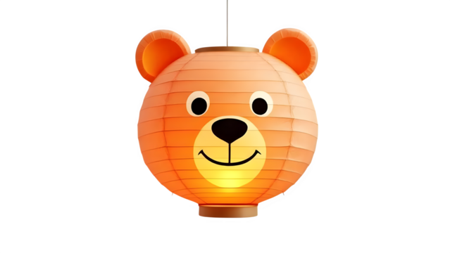 bear laten on white background isolated PNG