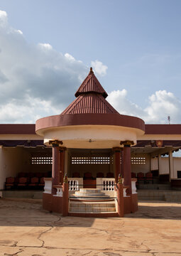 Agni-indenie royal court throne area, Como&eacute;, Abengourou, Ivory Coast