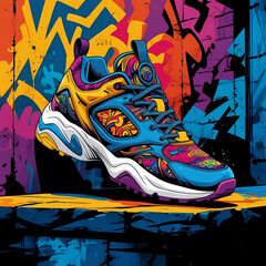 Sneaker SVG – Streetwear Shoe Vector Illustration 