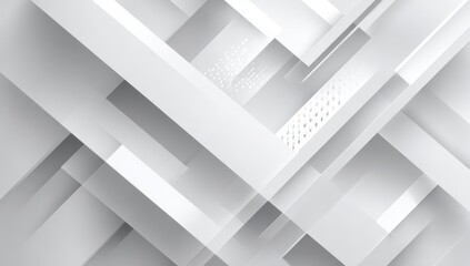 Abstract geometric shapes in light gray