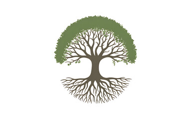 Naklejka premium Tree of life isolated on white background