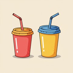 Friendship Beverage Vector
