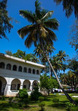 Old french colonial building called la Commanderie in the UNESCO world heritage area, Sud-Como&eacute;, Grand-Bassam, Ivory Coast