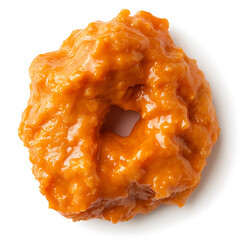 Golden Glazed Donut with Thick, Shiny Coating
