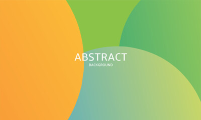 abstract green background with circles