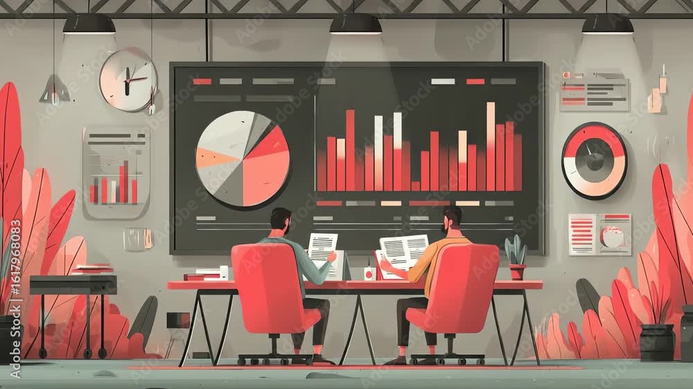 Poster data analysis at a shared workspace