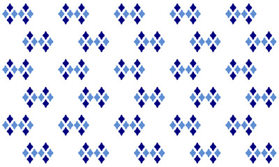 double blue diamond, plaid fabric texture, blue diamond checkerboard repeat pattern, replete image, design for fabric printing, rhombus 