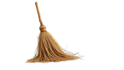 broom isolated on white background PNG 