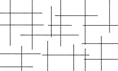 Minimalist Linear Composition: A clean and stark abstract image with black horizontal and vertical lines sparsely arranged, showcasing a minimalist aesthetic.