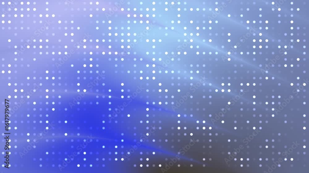 Aufkleber abstracts twirls blink dot animated background featuring shimmering white dots on a gradient blue an