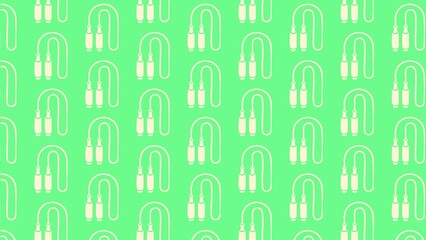 Skipping rope vector pattern design