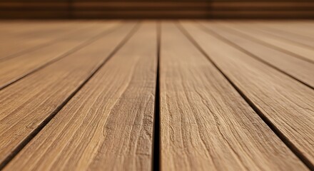 Obraz premium Detailed Close-up of Wooden Floorboards with Natural Texture