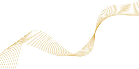 abstract golden waves background