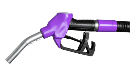 Gasoline injector or fuel pump nozzle isolated on a transparent background png.