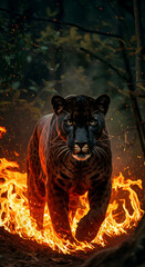 tiger in the sun
