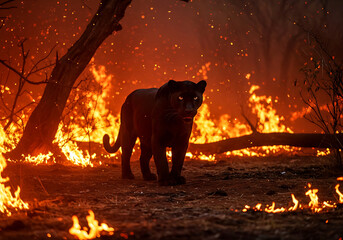 tiger in the forest