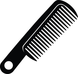 Comb Tool Icon Vector Silhouette