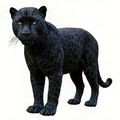 black leopard cub