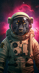 astronaut in space