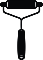 paint roller isolated on white background