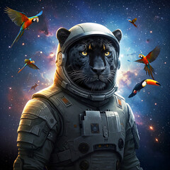 astronaut on the moon