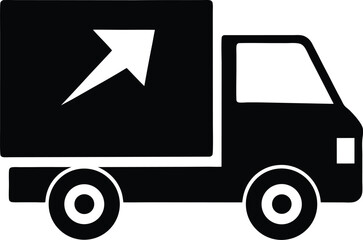 truck on a white background