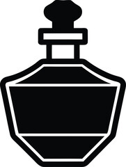 Perfume Bottle Vector Silhouette Icon