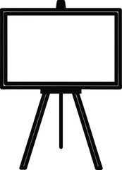 tv screen isolated on white