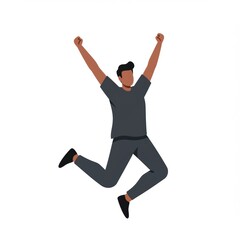Happy Jump Icon
