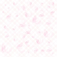 flower, butterfly, pastel pink, background, line art, cartoon style, cute, vintage, minimal, soft, textile, nature, wallpaper, romantic, sweet, delicate, leaves, petals, floral pattern, drawing